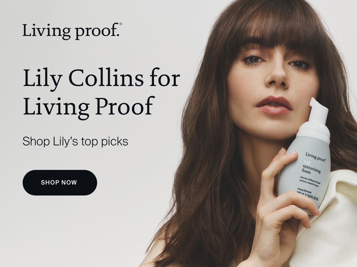 Lily Collins for Living Proof