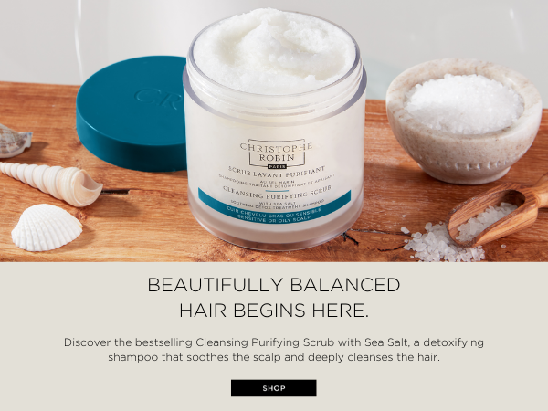 Christophe Robin Hair Scrub Banner