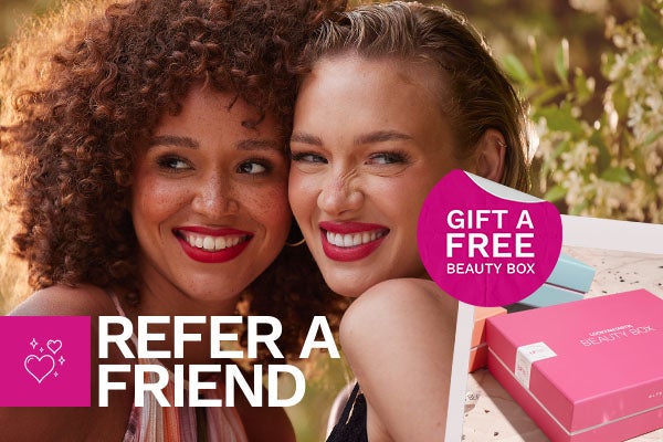 Refer a friend & BOTH receive 35 AED to spend! PLUS, you get a FREE Beauty Box worth over 200 AED when you spend 125 AED+ . Simply shop today to receive this!