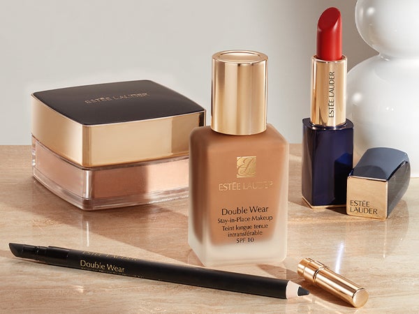 Discover Estee Lauder's makeup essentials for a flawless face that stays in place.