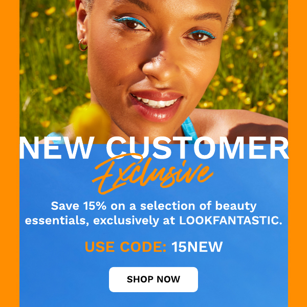 Hey Newbie! Shop 15% off sitewide for Christmas with LOOKFANTASTIC. Use code: 15NEW