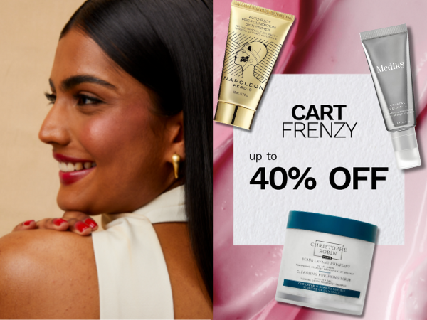 Shop up to 40% off top beauty favourites in LOOKFANTASTIC's Cart Frenzy Sale!