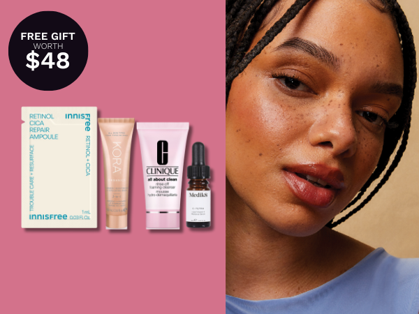 Free 4-piece kit (worth $48) when you spend $140 on site | LOOKFANTASTIC AU