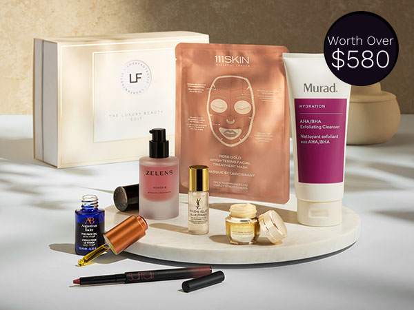 Discover beauty that goes above and beyond with our 7-piece collection of luxury brands, including a Zelens vitamin B serum worth A$171 alone! Worth over A$580, yours for A$170!