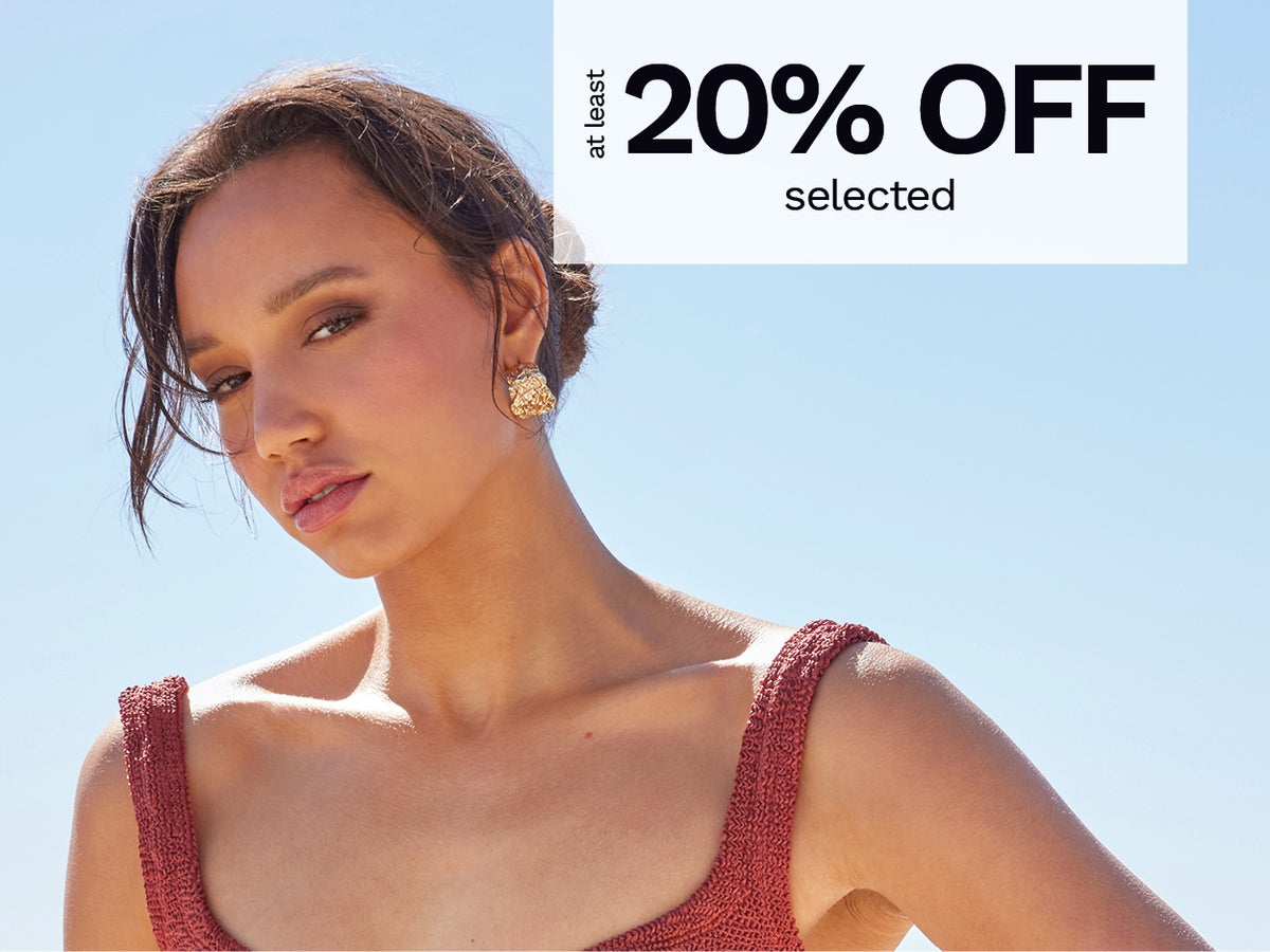 At least 20% off selected
