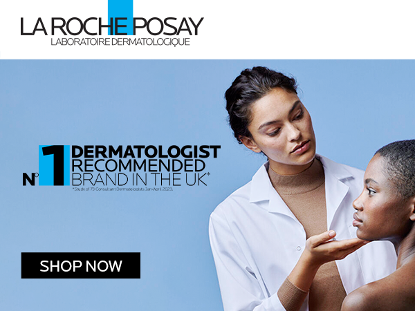 La roche-posay no1 dermatolagist reccomended brand in the UK - banner