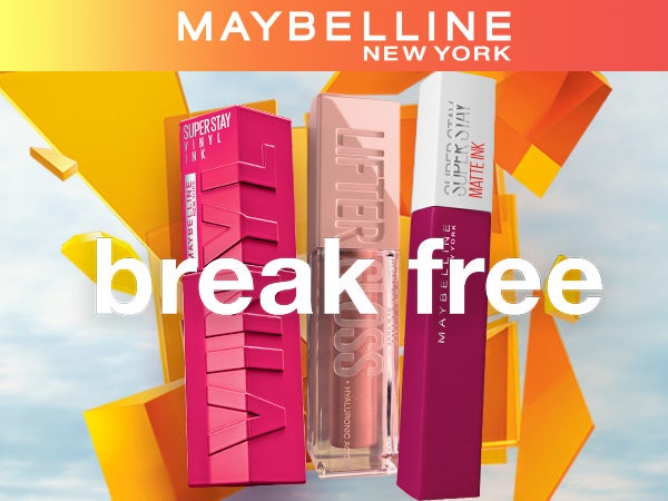 Maybelline Lips Break Free Landing Page