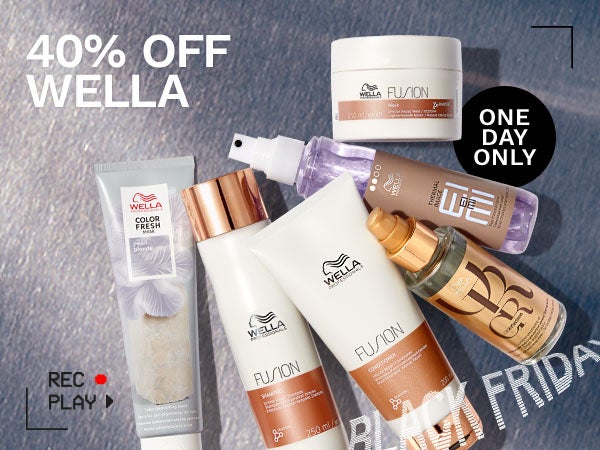 Cyber Main Event Wella 40% Off Banner