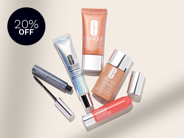 20% OFF SELECTED CLINIQUE