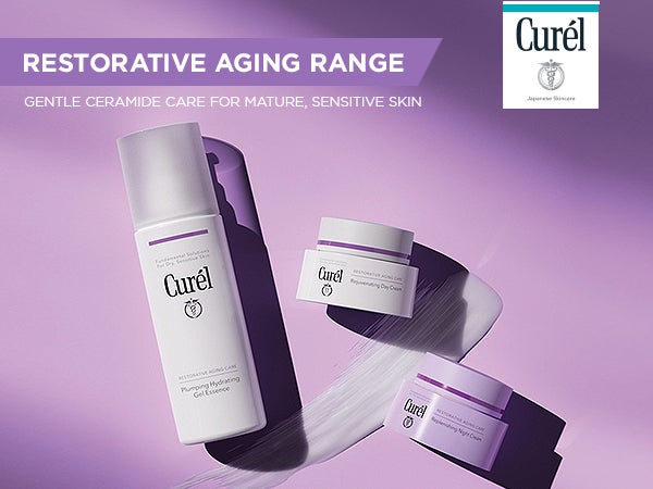 Curel Restorative Aging Care Banner