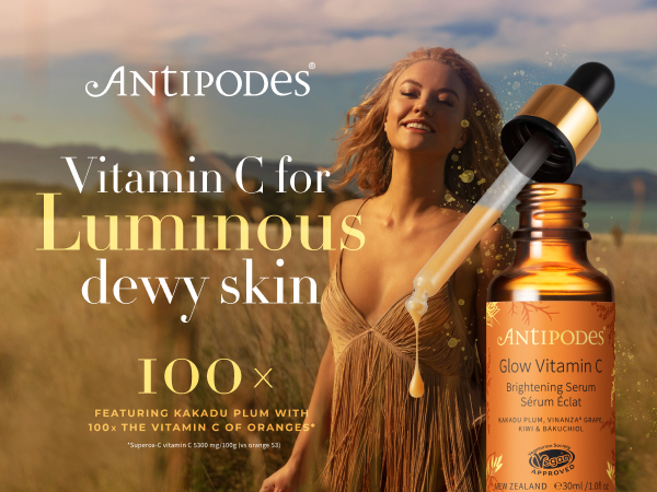 Antipodes Top Banner Vitamin C for luminous dewy skin