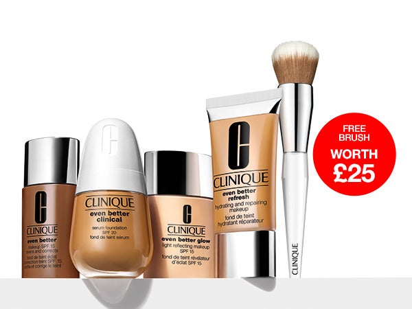 Clinique Banner Free Foundation Buff Brush – Worth £25 whe you purchase a clinique foundation