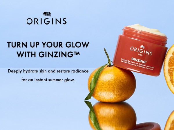 ORIGINS Skincare Ginzing Range