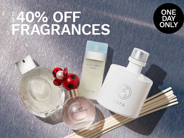 UP TO 40% OFF FRAGRANCE