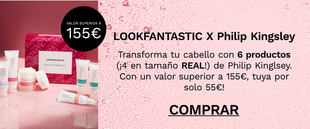 Transforma tu cabello con 6 productos (¡4 en tamaño REAL!) de Philip Kinglsey. Con un valor superior a 155€, esta edición limitada puede ser tuya por solo 55€!