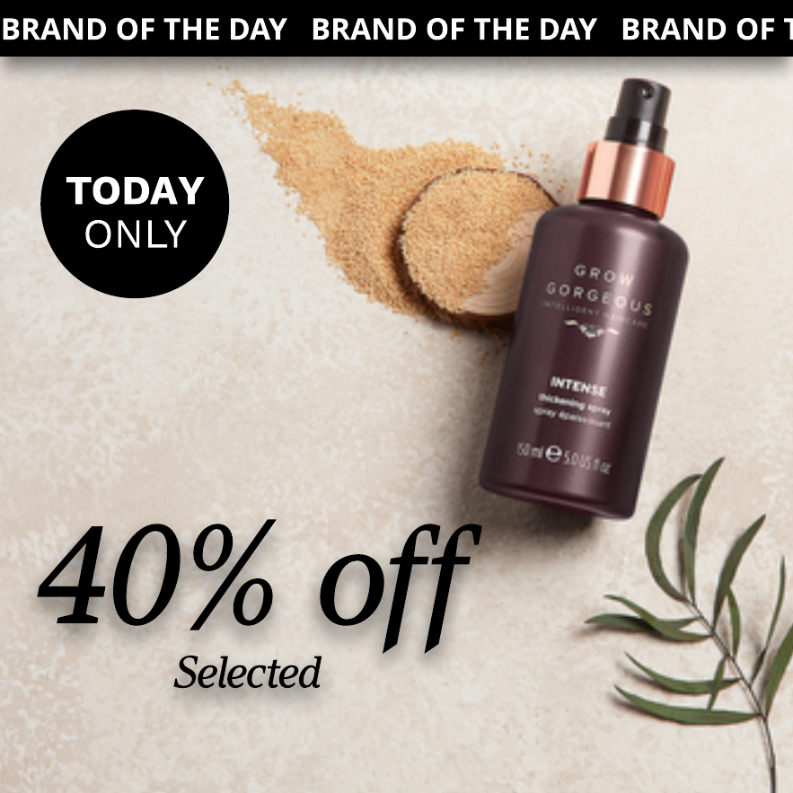 BRAND OF THE DAY: Grow Gorgeous 40% OFF