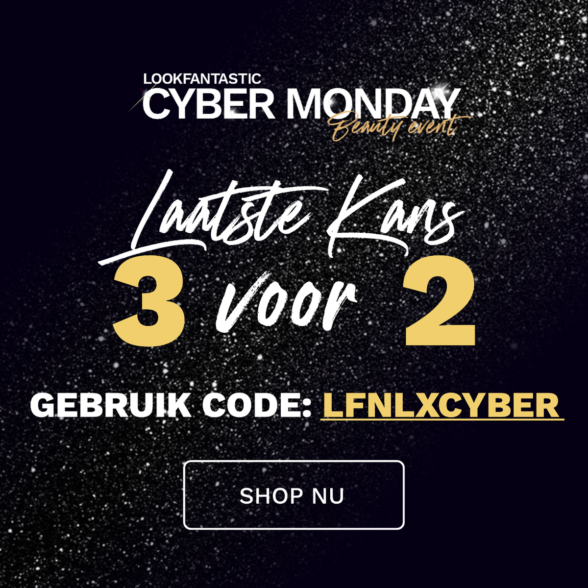 LOOKFANTASTIC BLACK FRIDAY 3 VOOR 2