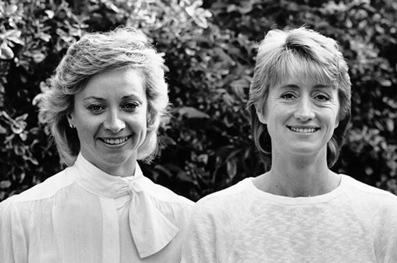 Fundadoras da Aromatherapy Associates: Geraldine Howard e Sue Beechey