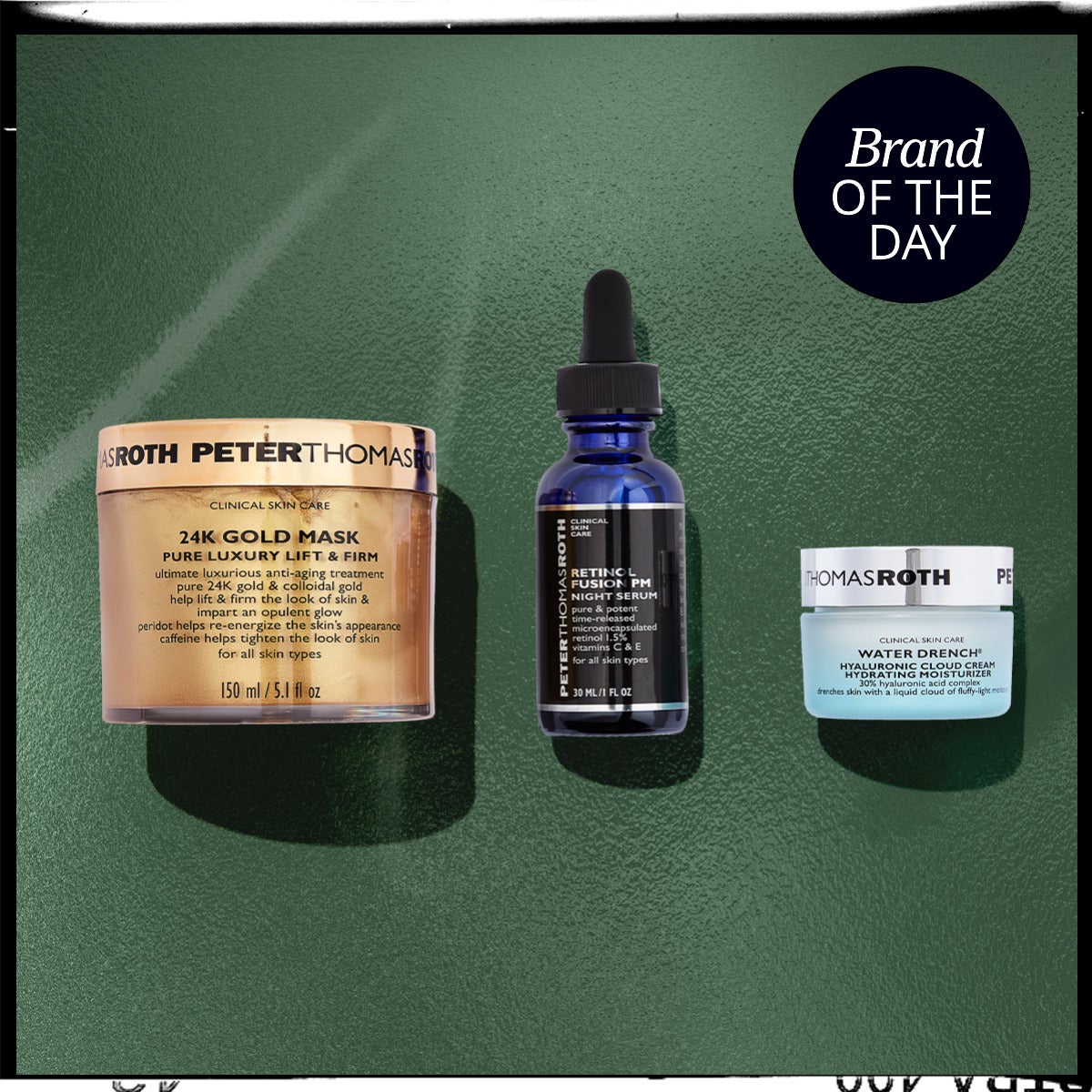 Brand Of The Day - Peter Thomas Roth 15% Off + Extra 20% Off