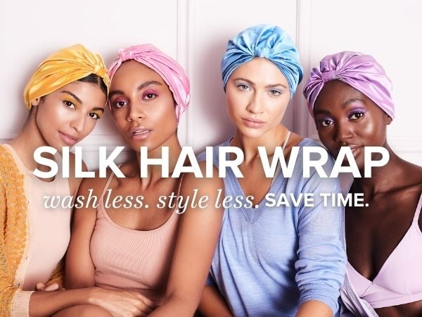Silk hair wrap