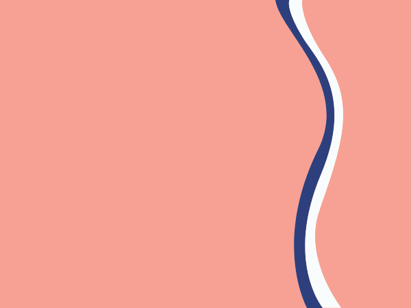 Pink background with blue and white line