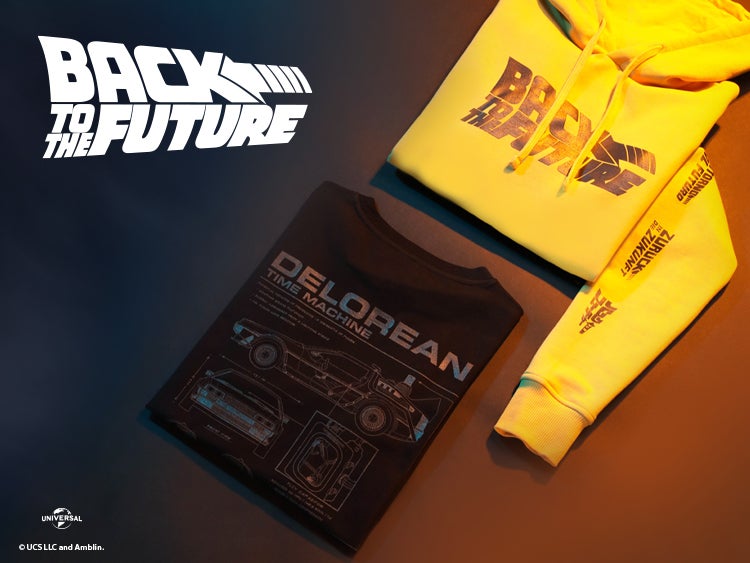 BACK TO THE FUTURE LAUNCHES CLOTHING
