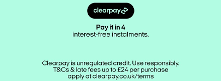 PAY NOW WITH CLEARPAY