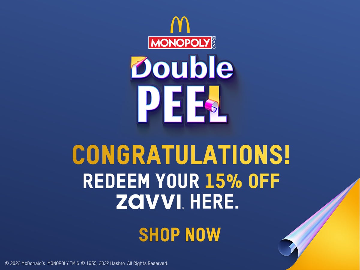 McDonalds Monopoly 15% Off Zavvi Redemption