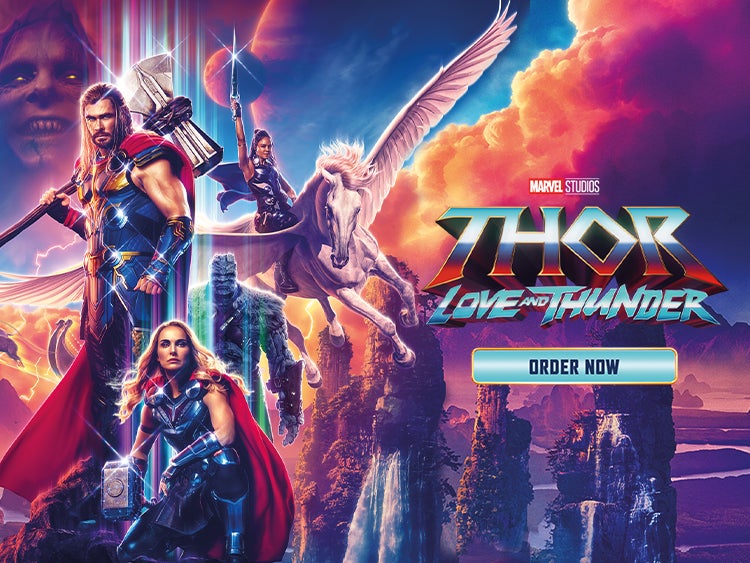 THOR LOVE AND THUNDER PRE ORDER BANNERS