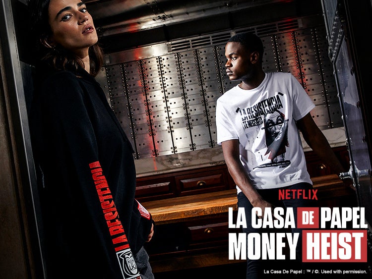 MONEY HEIST GO LIVE BANNERS