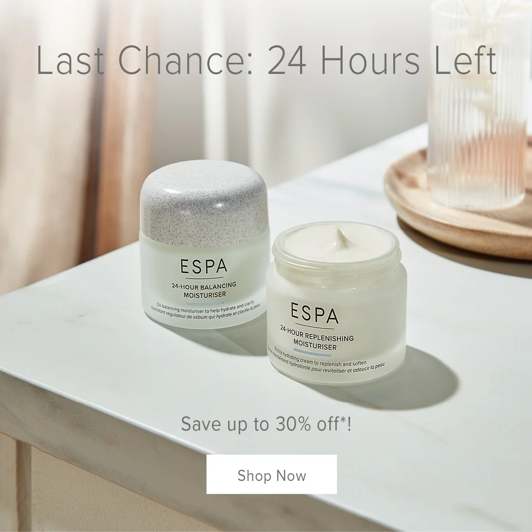 24 hours for 30 percent off
