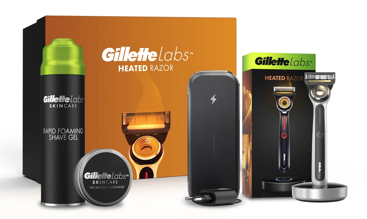 Heated Razor Travel Kit Gift Box