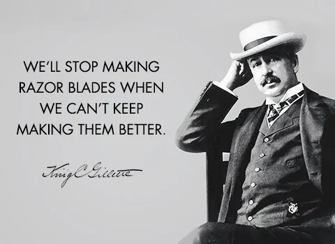Image of King C. Gillette. | Gillette UK