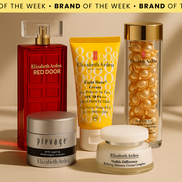 Week 26 2025 Elizabeth Arden Brand of the Week Hero Banner