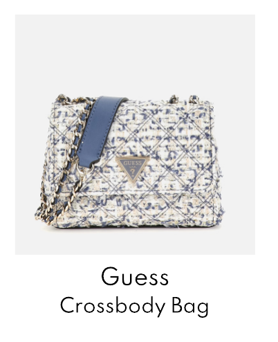 Guess Giully Tweed Crossbody Bag