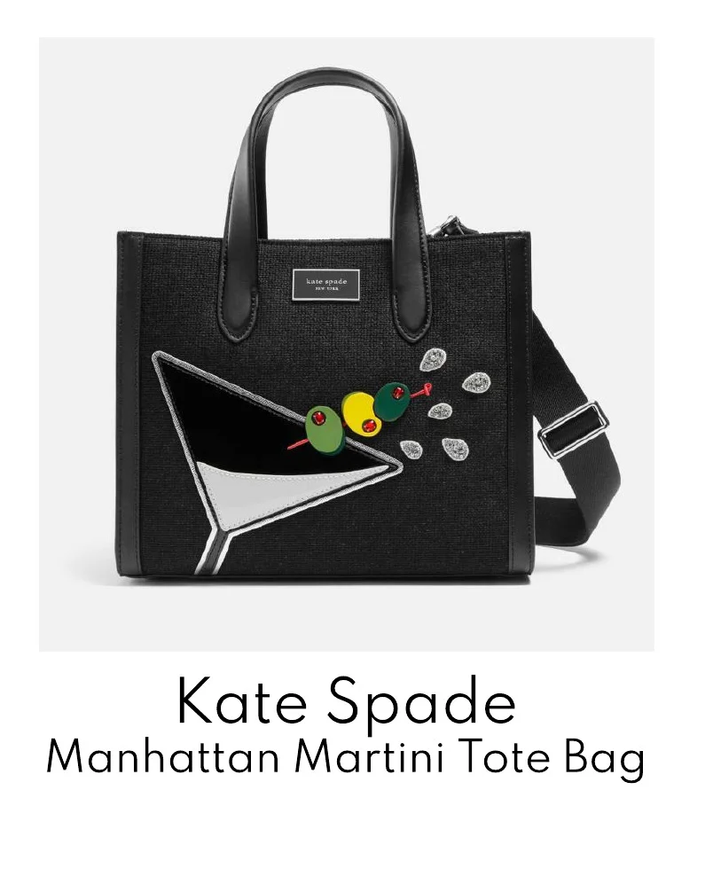 Kate Spade New York Manhattan Martini Chenille Tote Bag