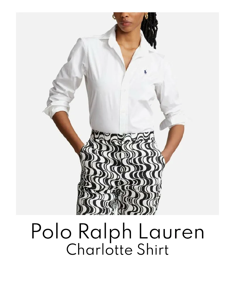 Polo Ralph Lauren Charlotte Logo Cotton Shirt