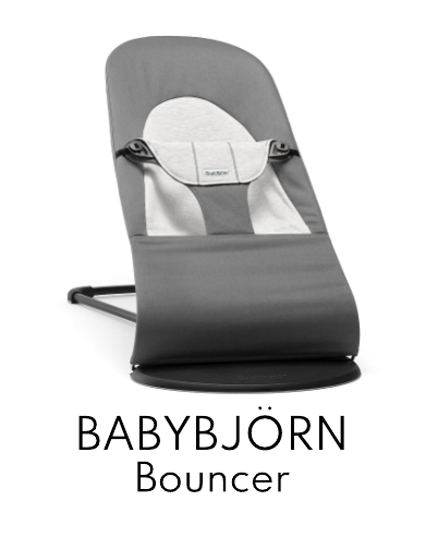 BABYBJÖRN Bouncer Balance Soft Cotton / Jersey - Dark Grey
