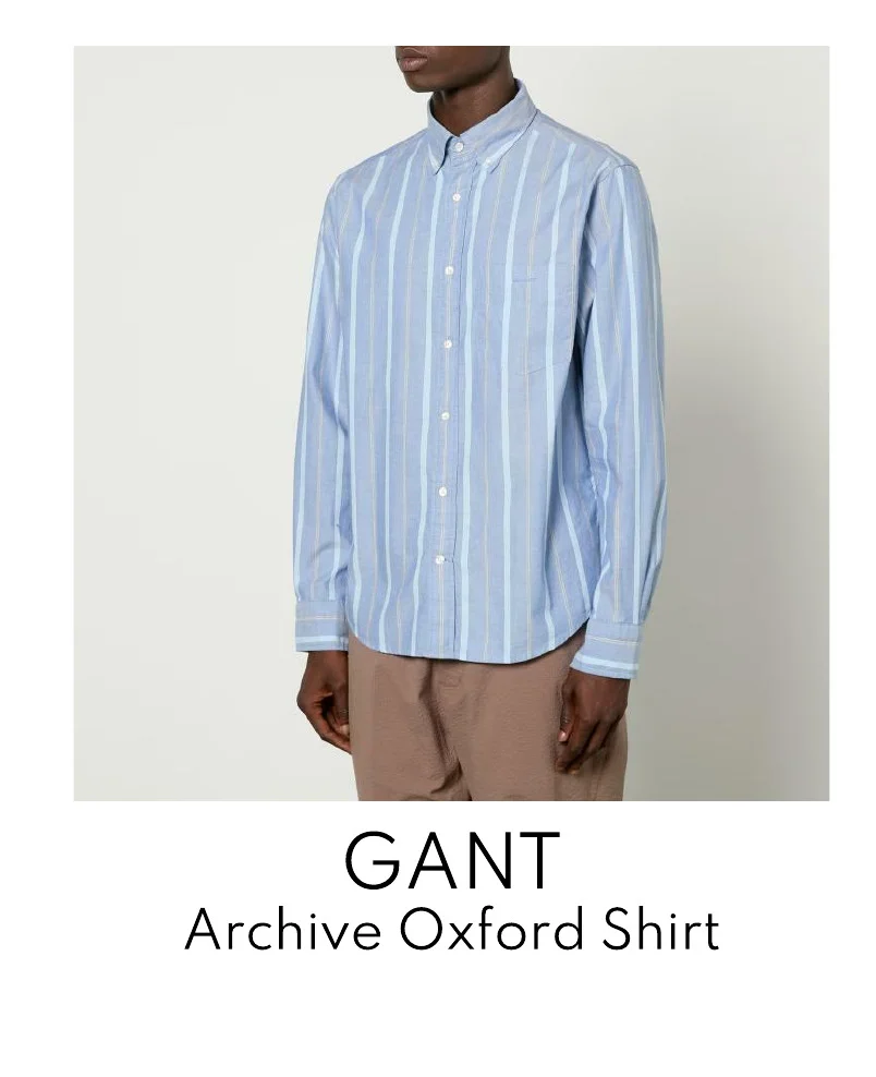 GANT Archive Checked Oxford Cotton Shirt