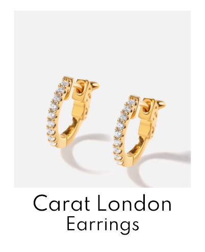 Carat London Baby Hoop 18k Gold Vermeil-Plated Earrings