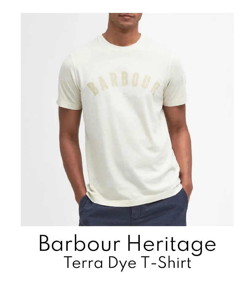Barbour Heritage Terra Dye Logo-Print Cotton-Jersey T-Shirt