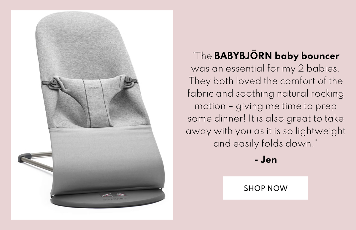 BABYBJÖRN Bouncer Bliss 3D Jersey - Light Grey