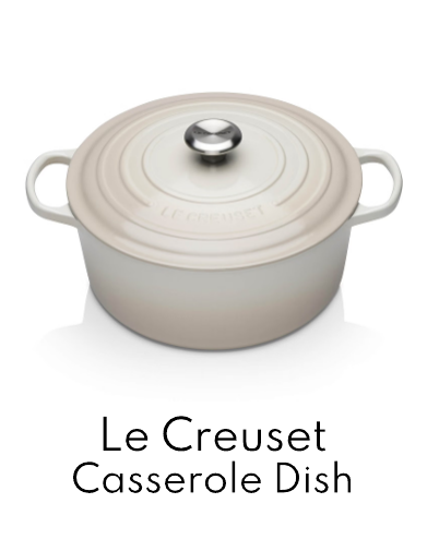 Le Creuset Signature Cast Iron Round Casserole Dish - 28cm - Meringue