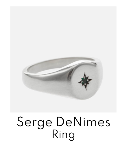 Serge Denimes Envy Sterling Silver Signet Ring
