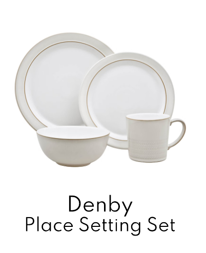 Denby Natural Canvas Place Setting Set - 4 pcs