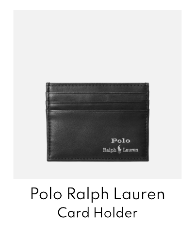 Polo Ralph Lauren Men's Foil Logo Card Holder - Brown