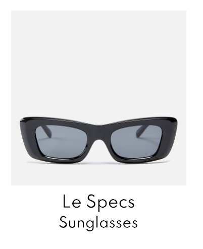 Le Specs Dopamine Acetate Rectangular-Frame Sunglasses