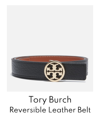 Tory Burch Miller Reversible Leather Belt