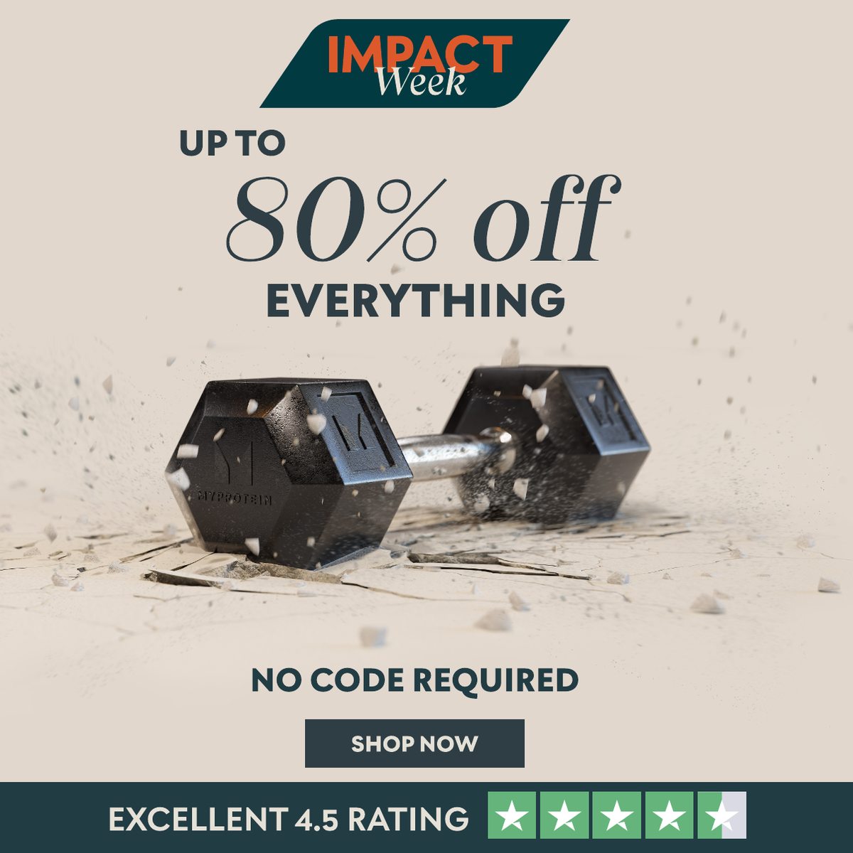 Up to 80% off everything. Shop Now.