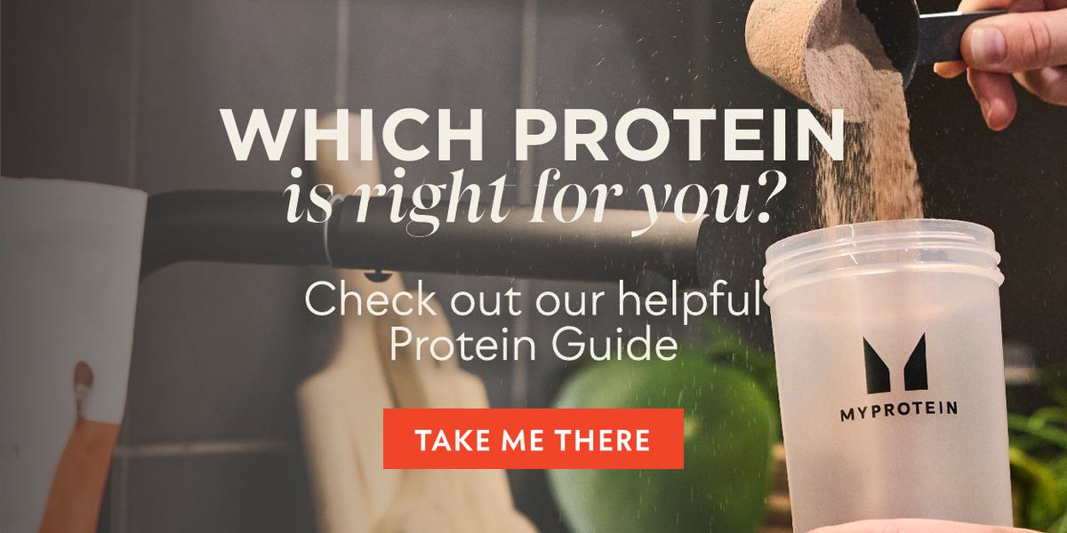 Which protein is right for you? Check out our helpful Protein Guide.